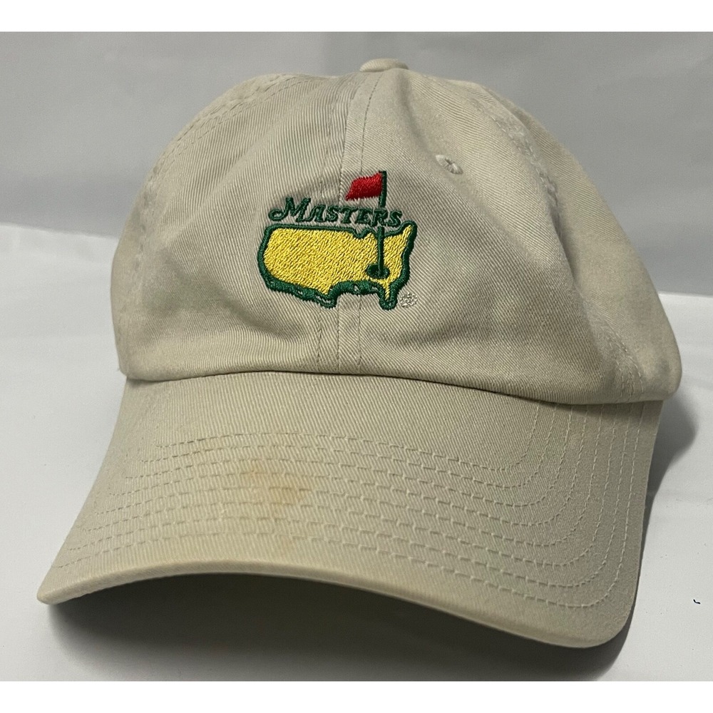 Masters Augusta National Golf‎ Hat Baseball Cap Khaki American Needle Strapback